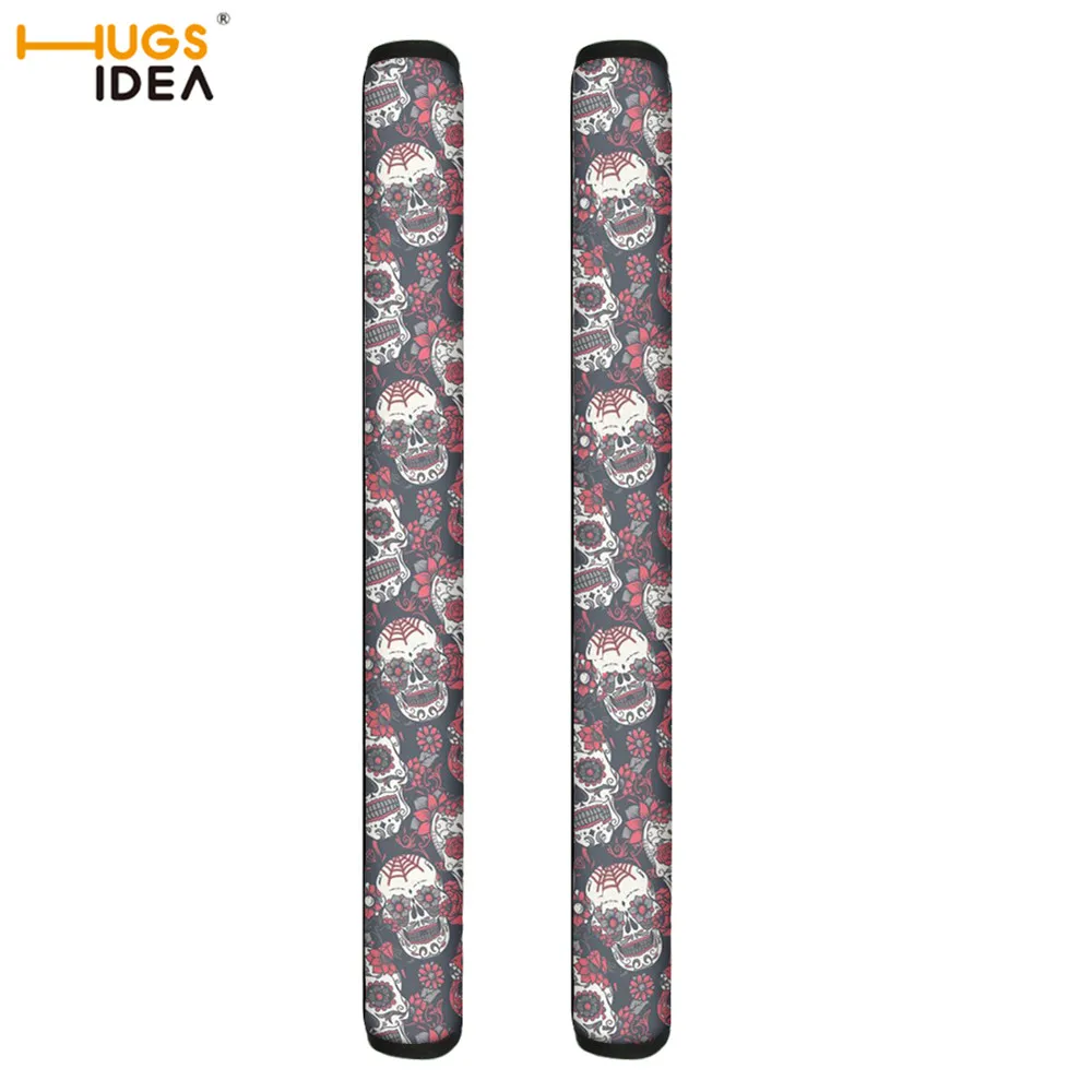 

Sugar Skull Pattern Kitchen Appliance Refrigerator Door Handle Knob Covers Protector for Ovens Keep Off Fingerprints