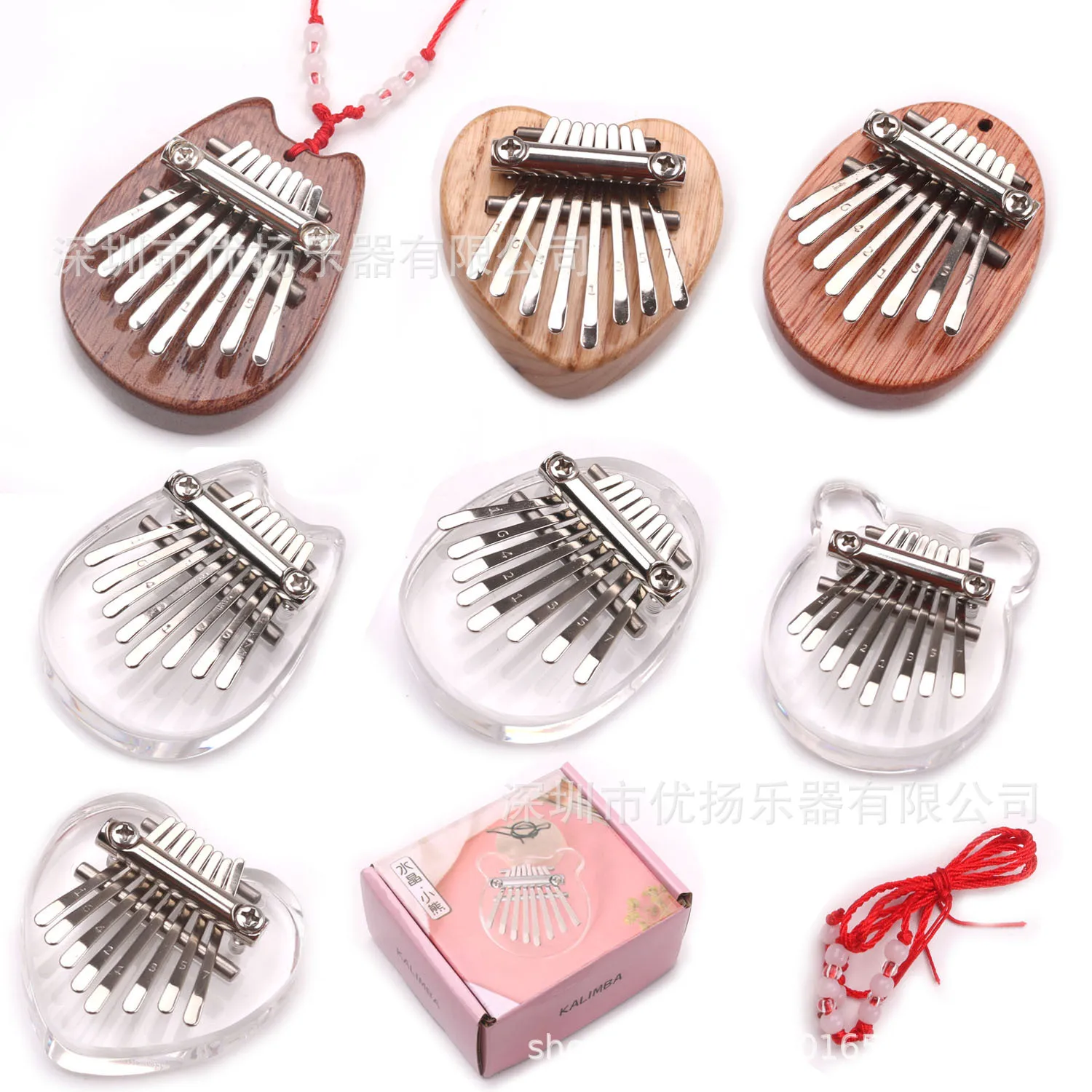 

Original Transparent Kalimba Tools Kit Acrylic Chromatic Kids Kalimba Clear Teclado Mecanico Instrumentos Musicales DL6WZQ