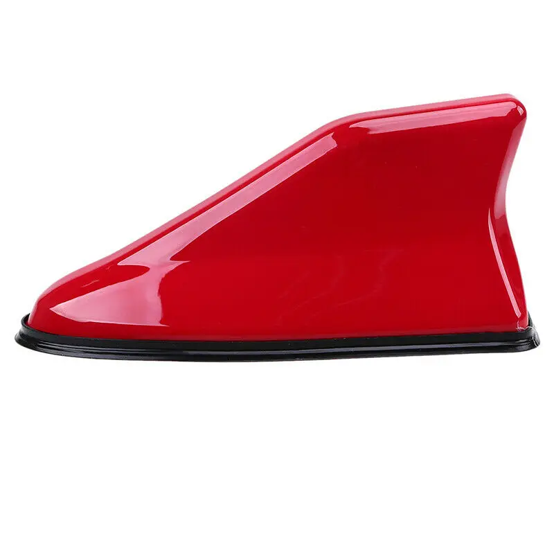 1pc 158*75*68mm Red Shark Fin Antenna Auto Car Universal Roof Radio FM/AM Decorate Aerial | Автомобили и мотоциклы