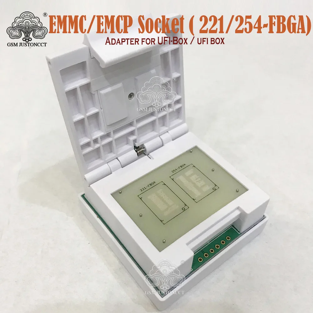 2022 новый оригинальный тестовый переходник 2 в 1 EMMC/EMCP (221-FBGA 254-FBGA) для UFI-Box |