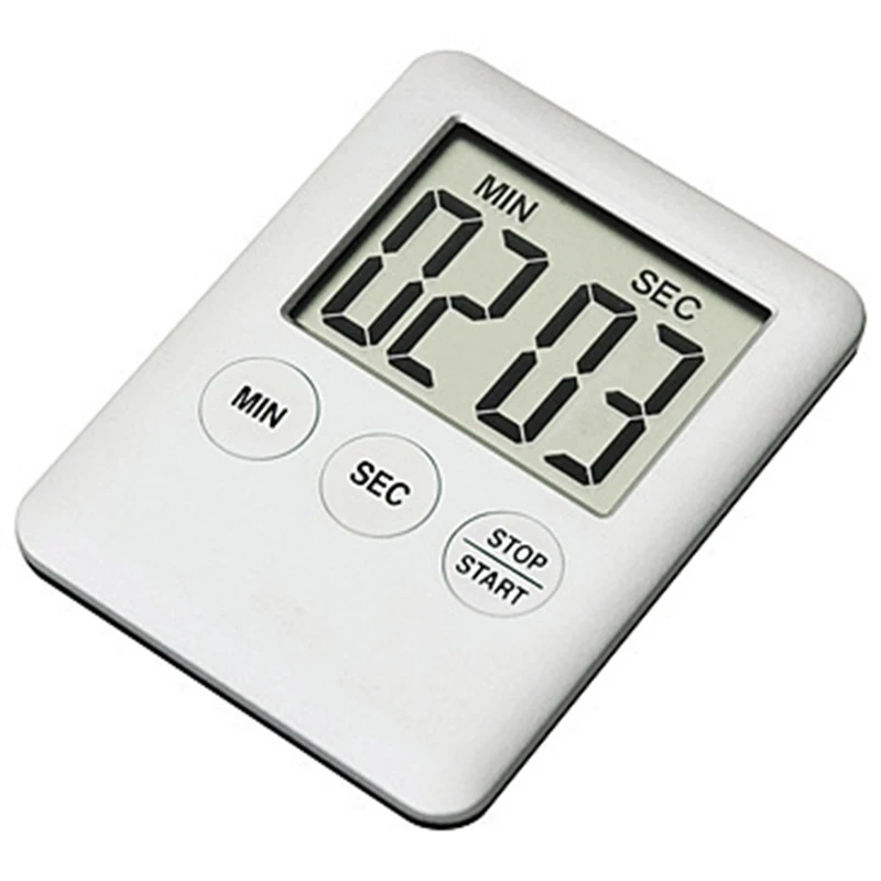 

Magnet Kitchen Cooking Timers LCD Digital Screen Square Count Up Countdown Alarm Droshipping