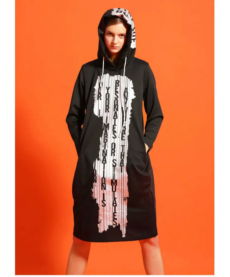Max LuLu модные корейские женские осенние фитнес уличные женские с капюшоном Элегантные платья винтажные Длинные Рукава vestidos