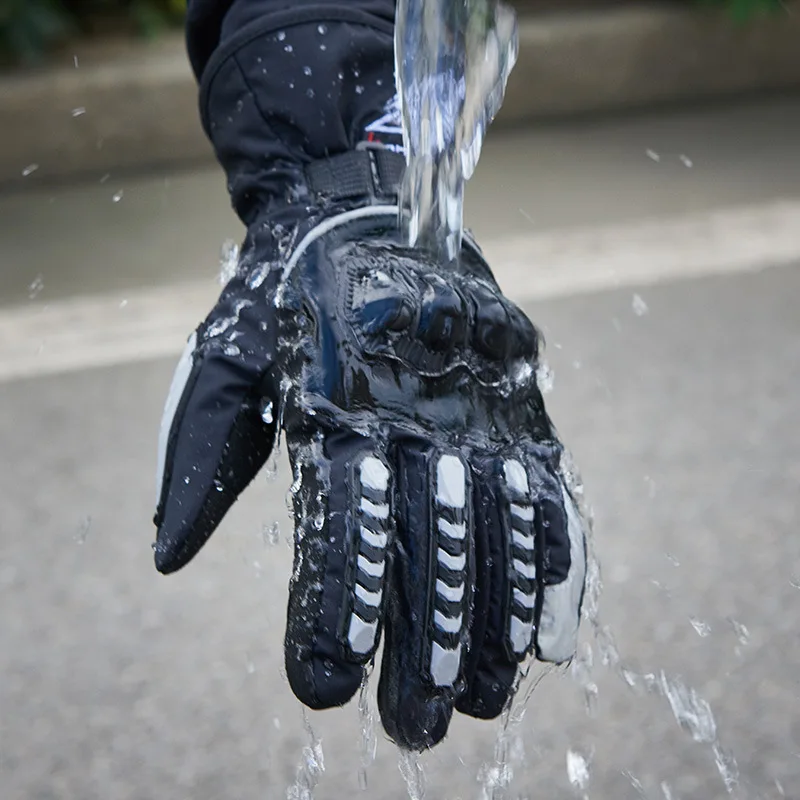 

Motorcycle Gloves Warm and Fall-resistant Racing Gloves Waterproof Motorcycle Riding Men's and Women's Gloves