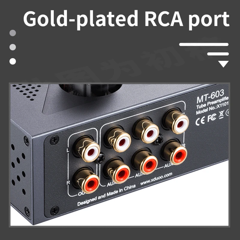 XDUOO MT603 MT-603 множество выбора предусилитель 12AU7 Tube усилитель 4 аудиовход RCA - купить