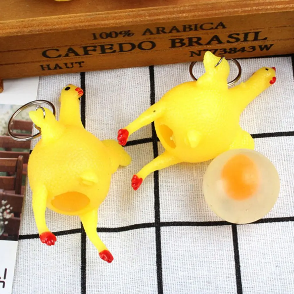 1 шт. шар для снятия стресса Novetly Squeeze Chick Hand Wrist Упражнение антистрессовая игрушка