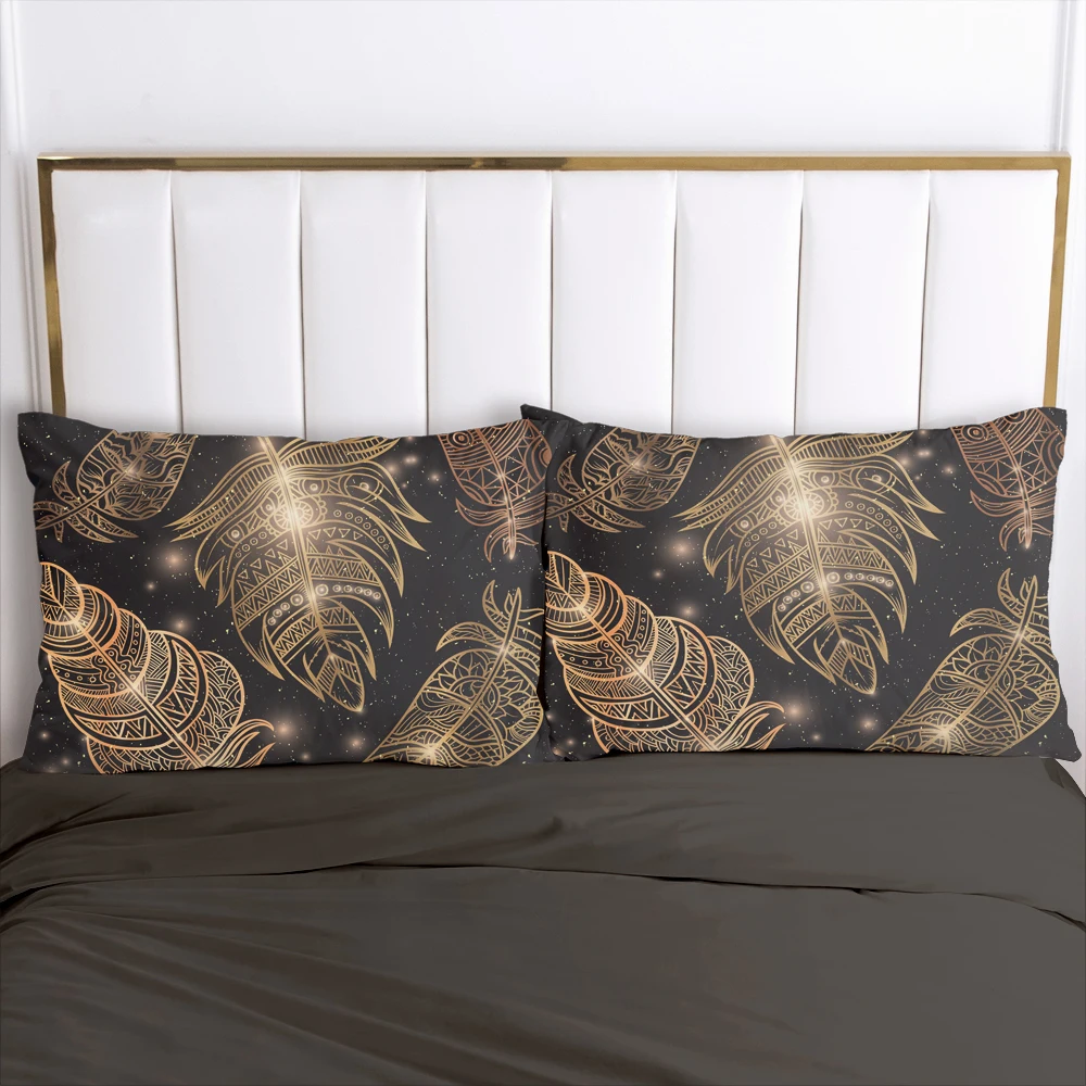 Customize 3D 2PCS Pillow Cases Decoration Throw Pillow Cover Bedding PillowCase 65x65 60x70 Home textile Bohemia Drop Ship