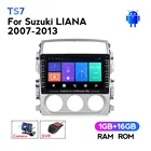 Автомагнитола на платформе Android, мультимедийный проигрыватель для Suzuki LIANA 2007-2013, IPS, DSP, видео, поддержка Carplay, Wi-Fi, GPS, FM, стерео навигация