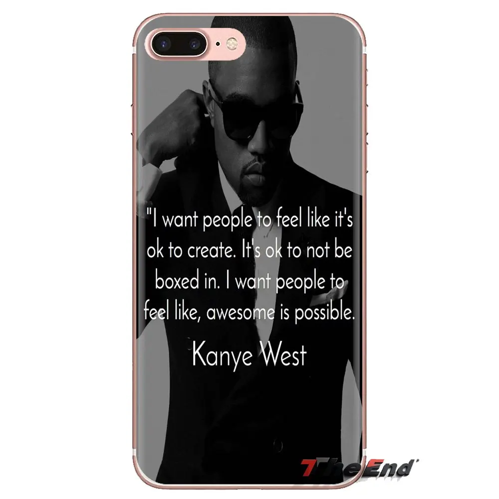 Для htc U11 один M7 M8 A9 M9 M10 E9 Desire 630 530 626 628 816 820 Motorola G G2 G3 Kanye Omari West Цитата музыкальный