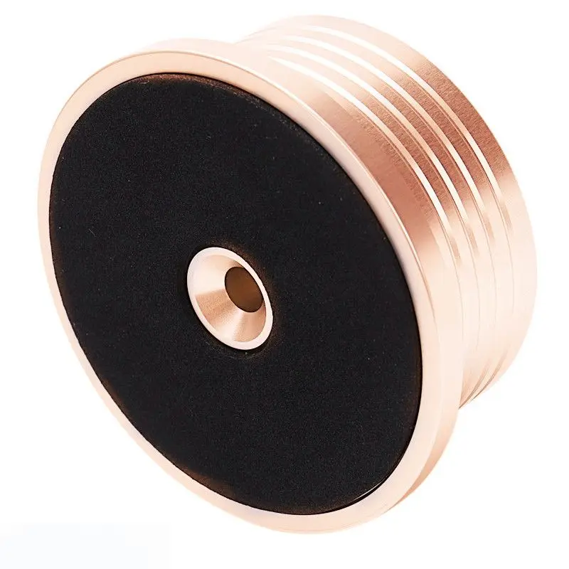 

Universal 50/60Hz Lp Vinyl Record Disc Turntable Stabilizer Clamp Aluminum Weight Clamp With Test Speed Bubble