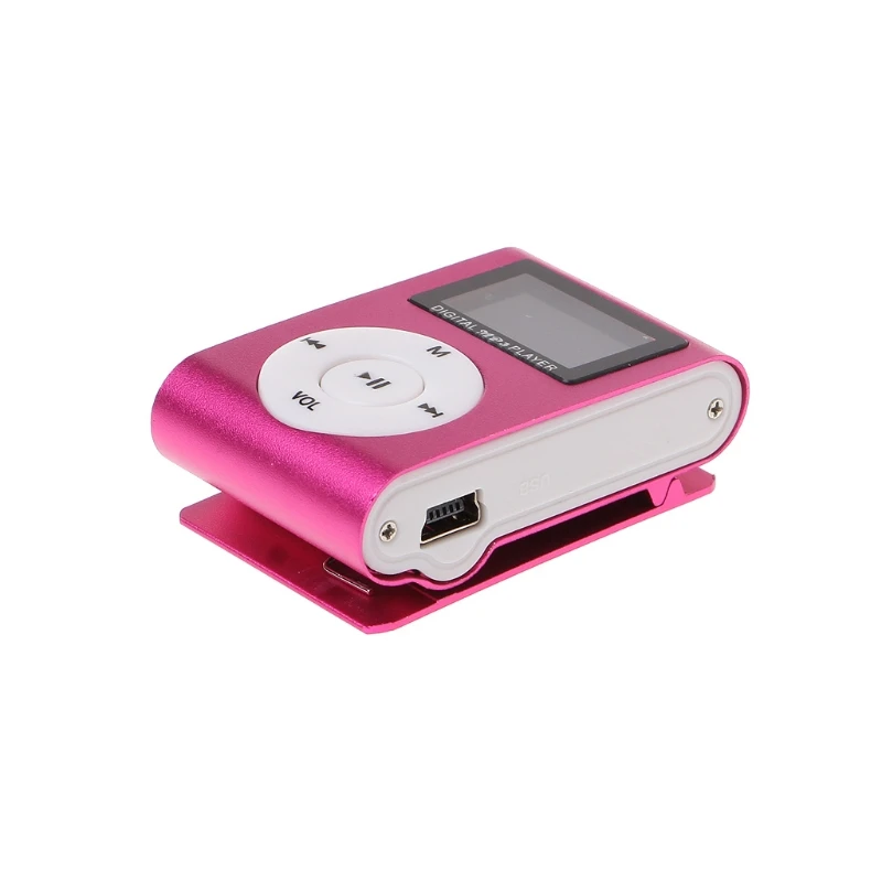 MX 801 мини USB металлический зажим Micro SD TF слот для карты ЖК экран музыкальный mp3