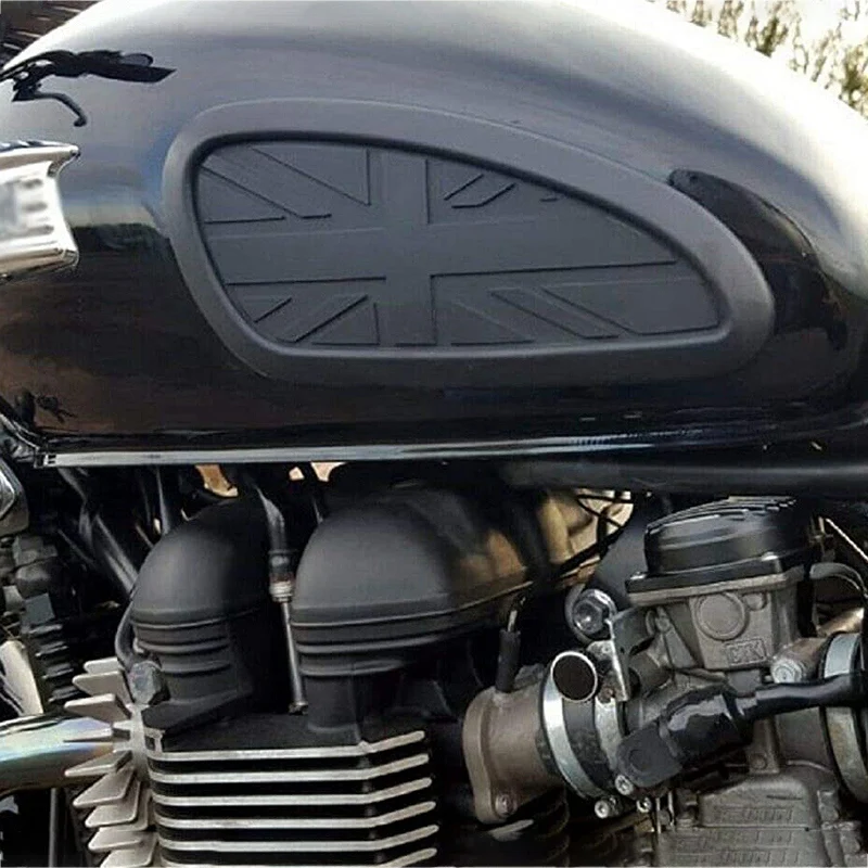 Наклейка на газовый бак в стиле ретро с флагом Великобритании |