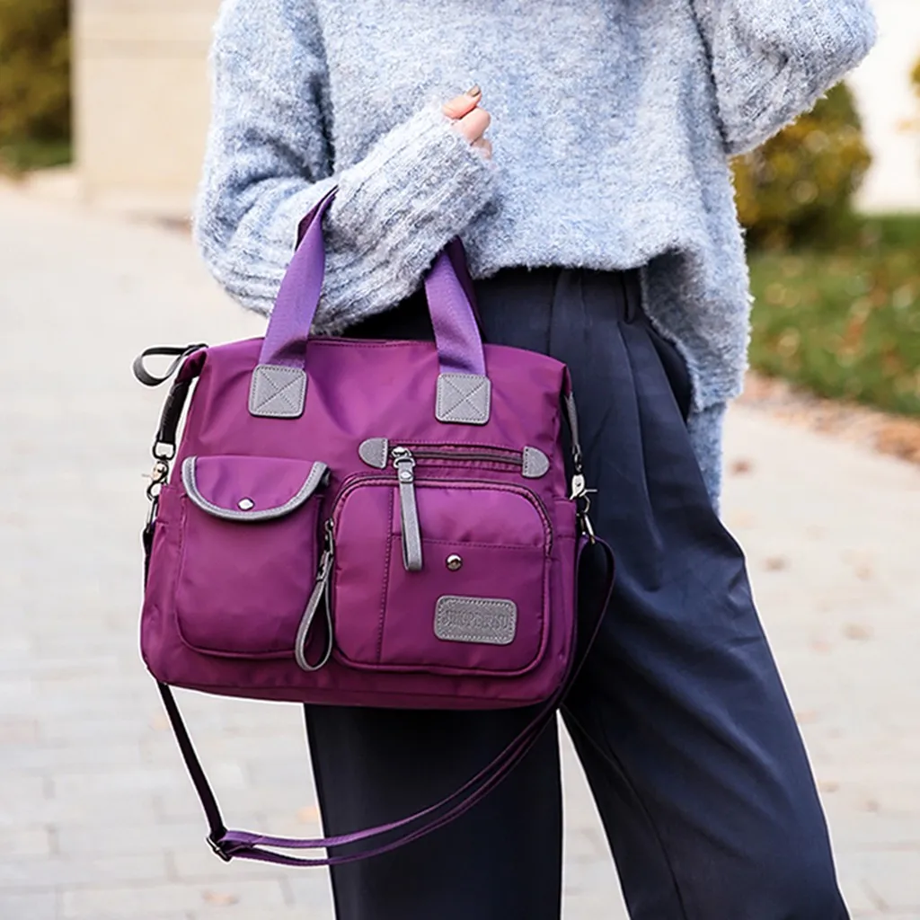 JINGPINPIJU женская сумка через плечо нейлоновая водонепроницаемые повседневные