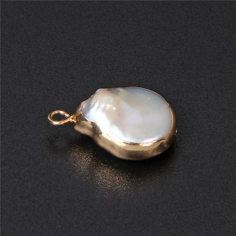1/2/3Pcs Irregular Freshwater Pearl Charms Natural Baroque Pearl Pendants For Jewelry Making DIY Necklace Accessories Handmade images - 6