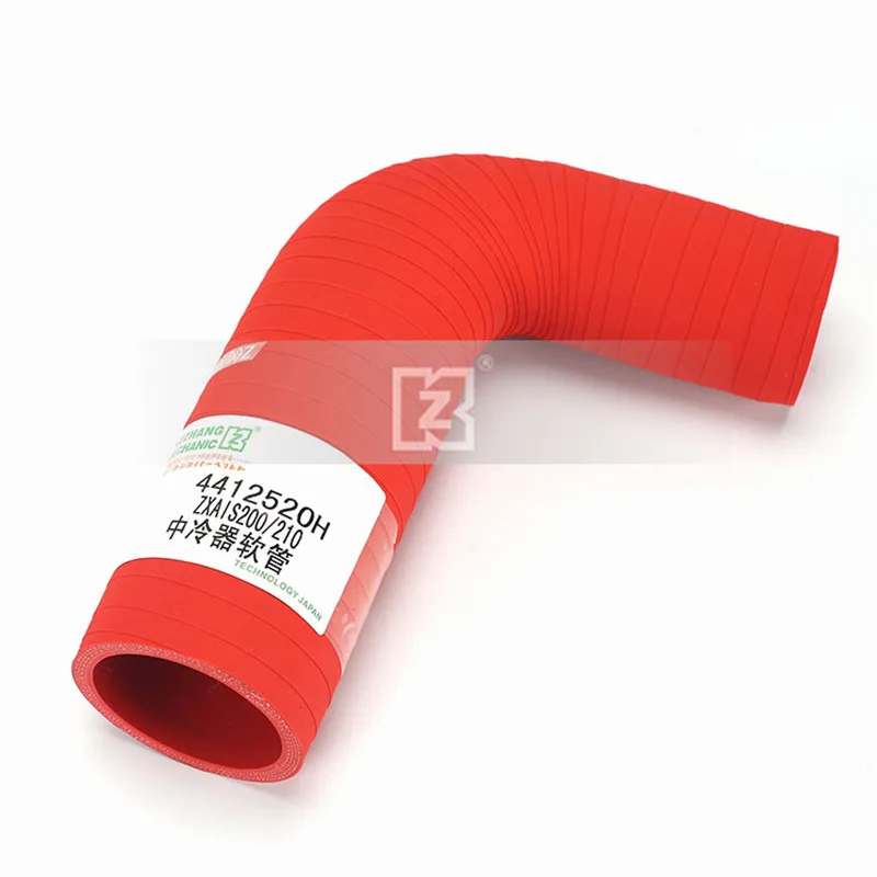 

For Excavator Parts Hitachi ZX200/210/240/270 Intercooler Air Intake Pipe 4412520H Rubber Outlet Hose