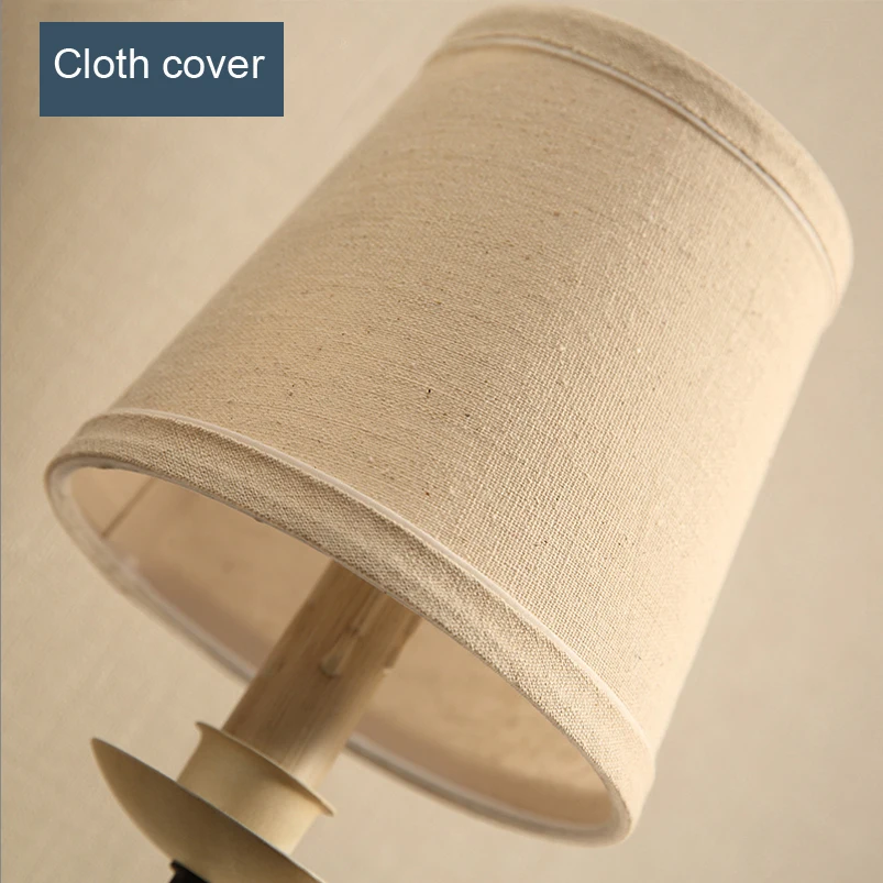 Nordic ткань настенный светильник для спальни Проход Настенный ресторан