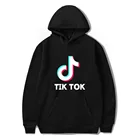 Толстовки TIK TOK с 3D принтом, забавные женские и мужские толстовки с капюшоном, Повседневный пуловер TIK TOK, свитер унисекс в стиле Харадзюку