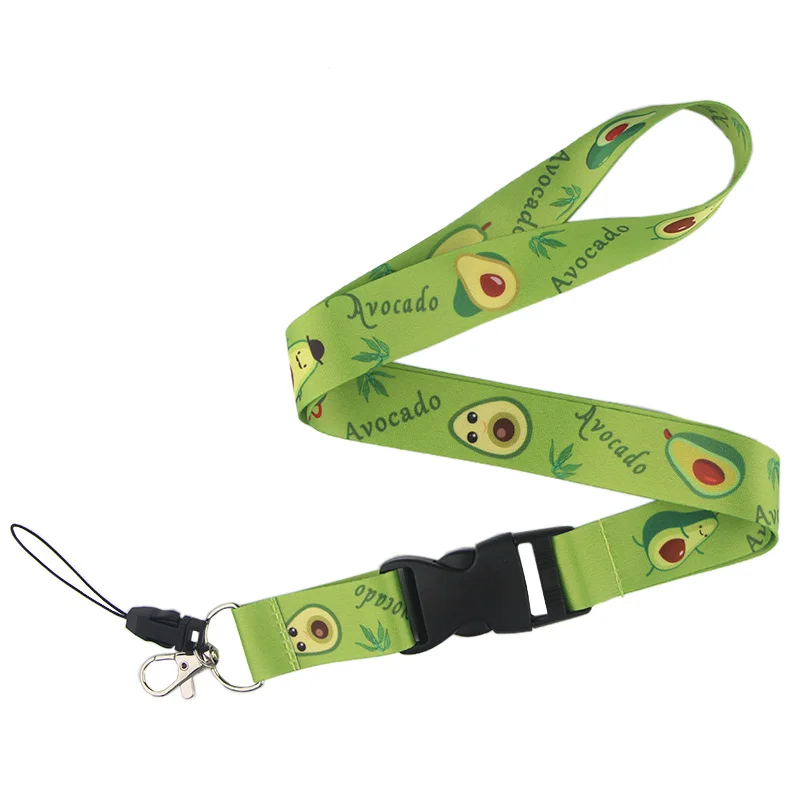 K491 фрукты авокадо брелок Lanyards бейдж Id держатель ID карта пропуск мобильный