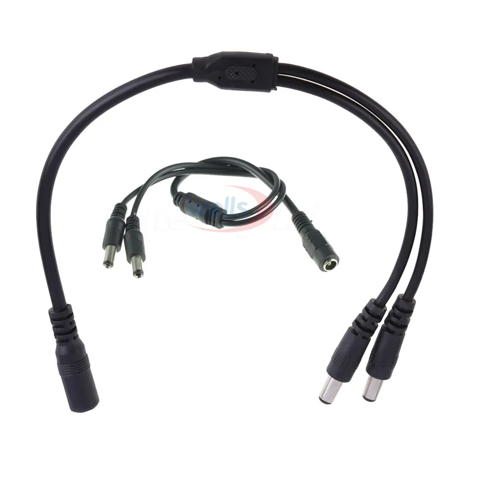 

1pcs 1 Female to 2 3 4 5 Male DC Power Splitter Plug Cable for CCTV security Camera Accessories power Supply adapter 2.1*5.5mm