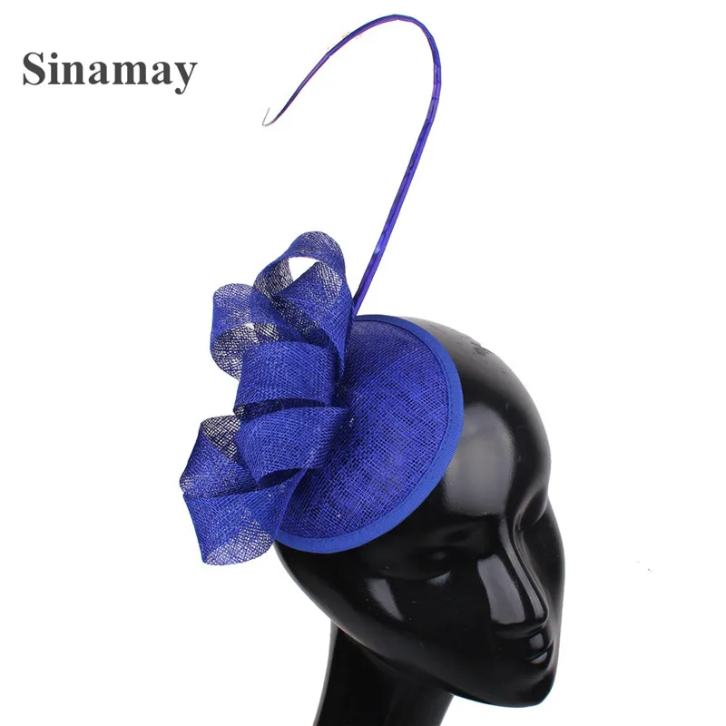 

Charming Sinamay Material Wedding Fascinator Base Headpiece Vintage Cocktail Headwear Dance Hat Suit For All Season FNR151125