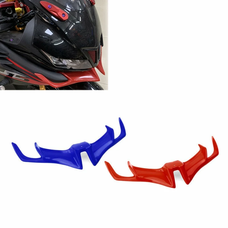 Motorcycle Front Fairing Aerodynamic Winglets For YAMAHA YZF R15 V3.0 V3 VVA 2017-2019 | Автомобили и мотоциклы