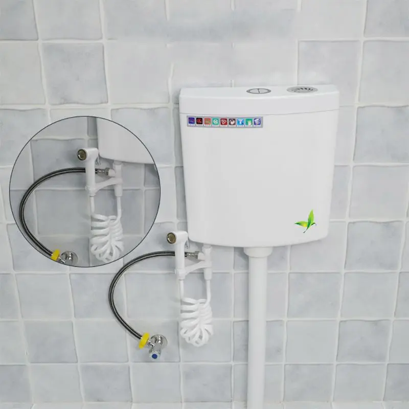 

1Set Toilet Bidet Tap Handheld Shower Sprayer Female Hygeian Flushing Device Kit W3JA