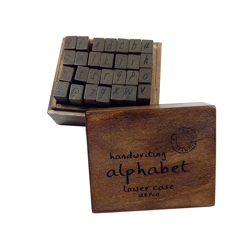 Деревянная коробка 28 шт./компл. винтажный многоцелевой Чехол для рукописного