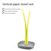 fashion paper towel holder leaf shape creative paper roll holder vertical kitchen sanitary napkin rack household accessories