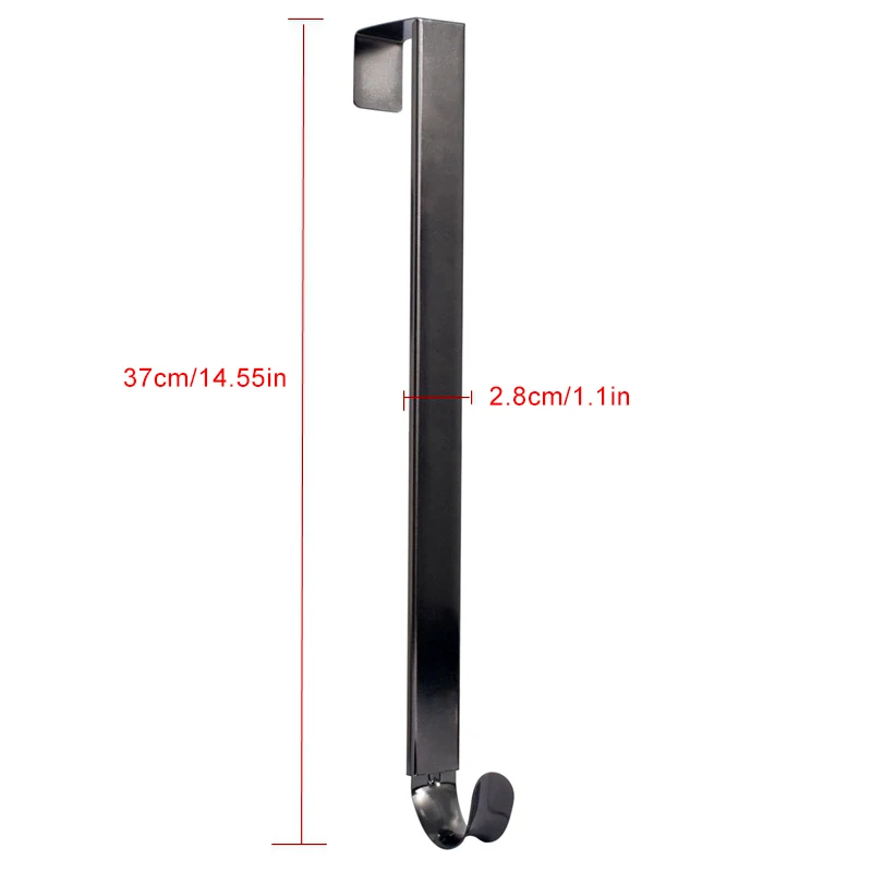 

Wreath Hanger Adjustable Length Wreath Hanger for Front Door Heavy Duty Wreath Hook Holder for Christmas Decorations K88