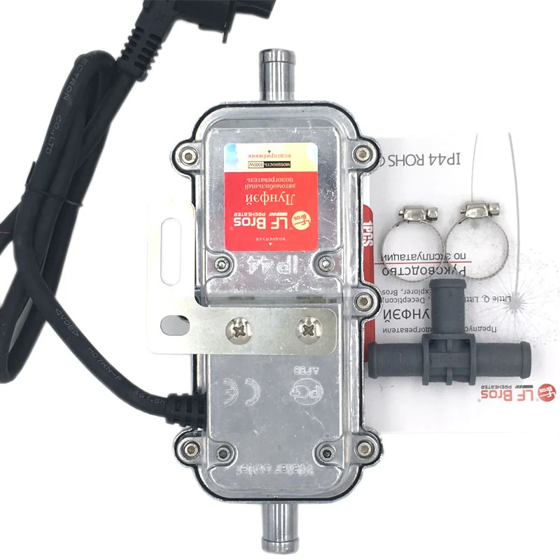 Черный 220V 3000W подогреватель двигателя автомобиля электрический, дизельный газовый обогреватель обогревателя автомобиля Европейская версия Воздушный стояночный отопитель - Название цвета: Черный