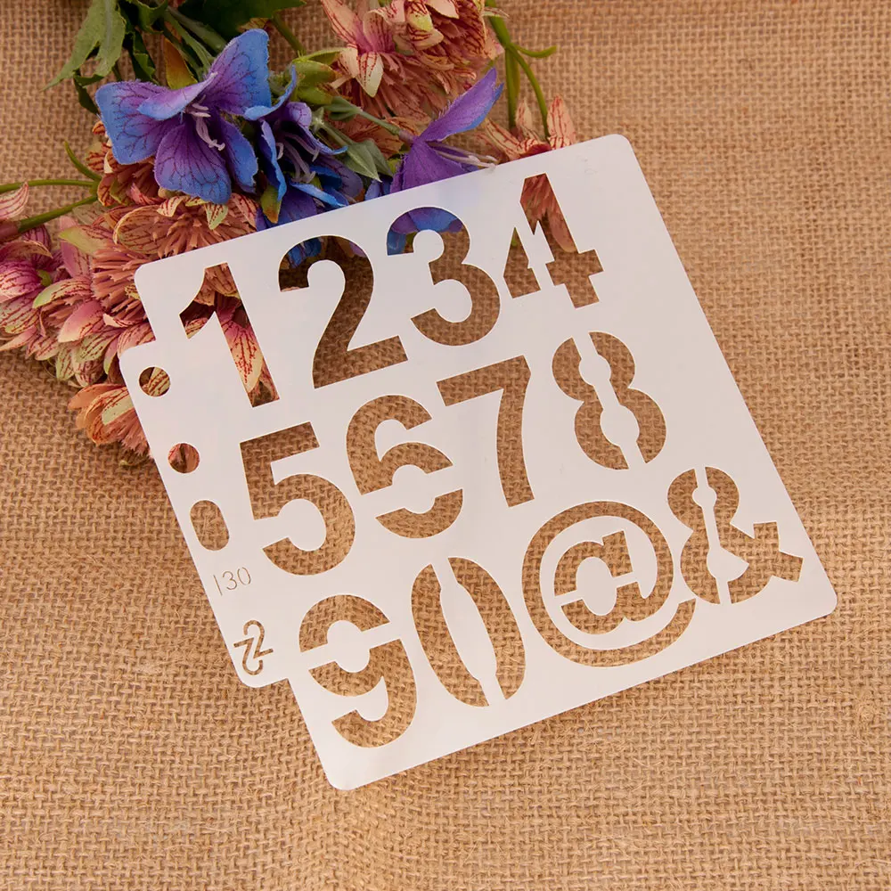 

Number DIY Layering Stencils Wall Painting Scrapbooking New Design Coloring Embossing Crafts Decoration Paper Card Template