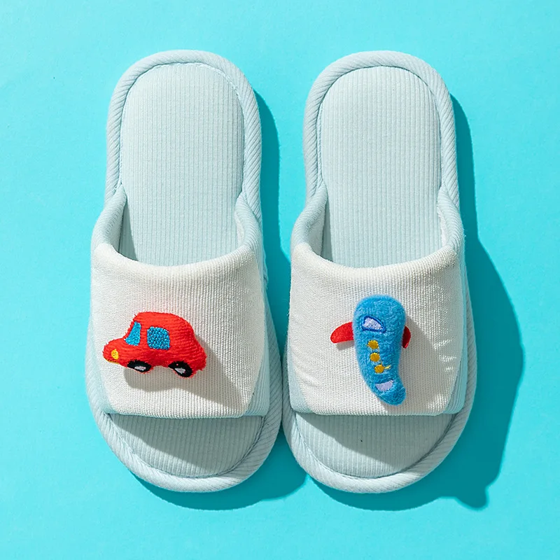 Slippers for Boy Girl Summer Spring Flat Shoes Children Home Indoor Cartoon Fruit Cute Fashion Kids Sandals Slides Flip Flops