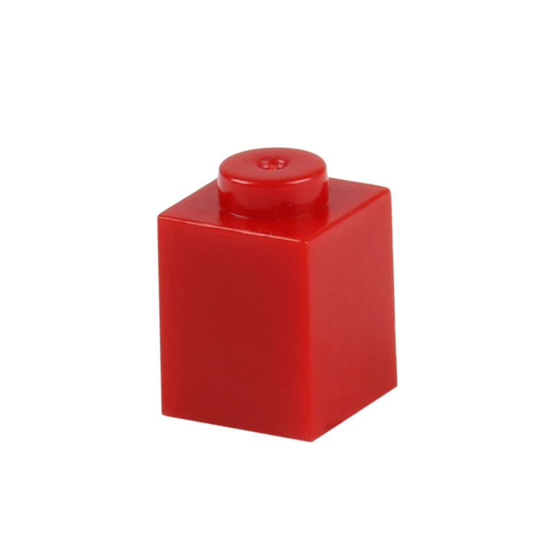red 200pcs Мпц Творческий кирпича 1x1 300" сделай сам" Азов просветить строительные блоки покупательских тележек, оптом, наборы для ухода за кожей Совместимость Собирает Частицы Игрушки для детей - Цвет: red 200pcs