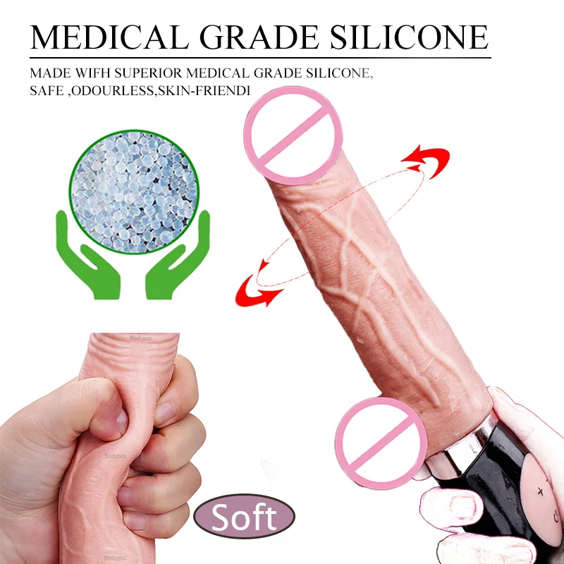 Фаллоимитаторы Вибратор реалистичный большой пенис вставка для женской