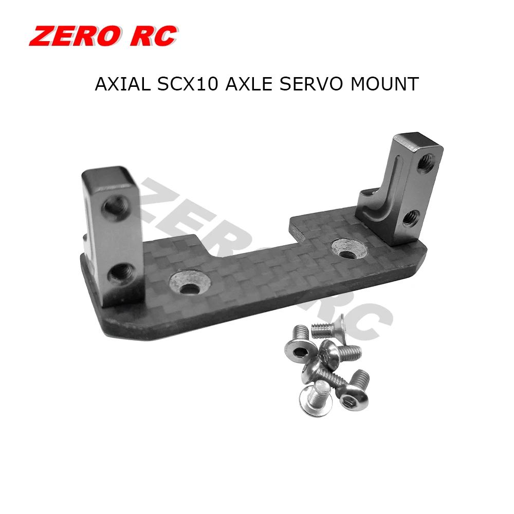 1/10 RC CAR Алюминиевое Крепление сервопривода + углеродное крепление для 1:10 ROCK CRAWLER