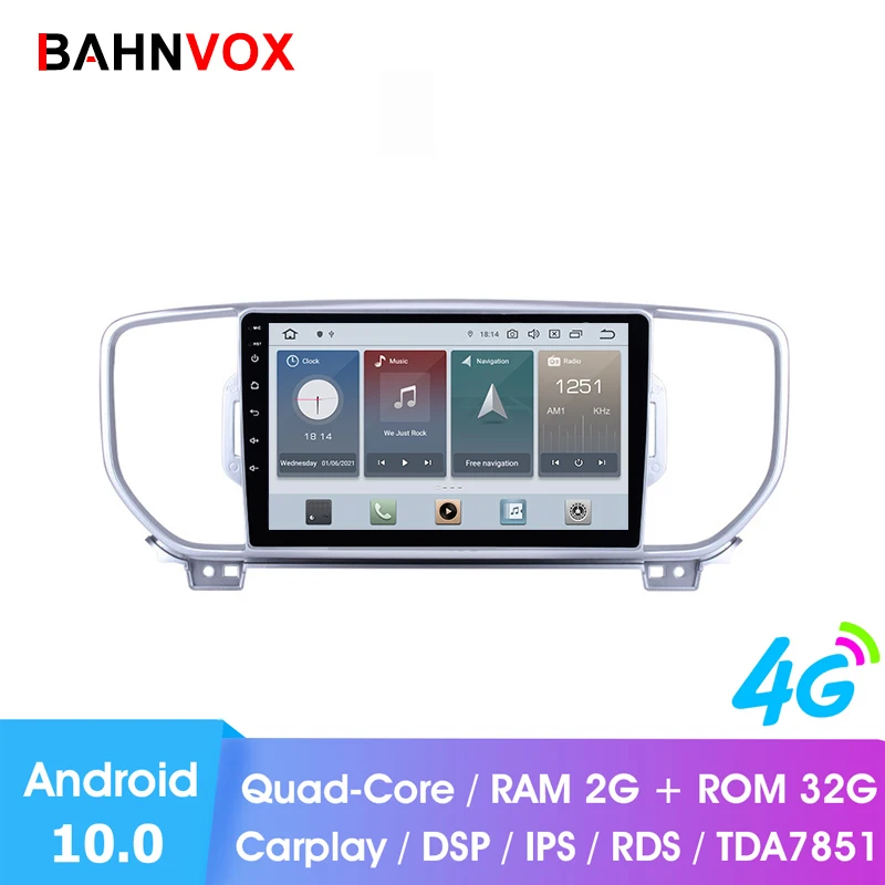 9 &quotandroid 10 0 Автомобильный gps dvd плеер для KIA KX5 Sportage 2016 2017 автомобильный