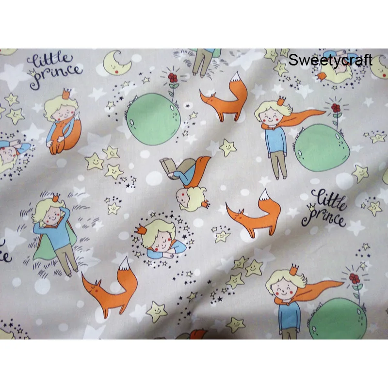 Хлопчатобумажная ткань с принтом маленьких принтов для шитья аксессуары