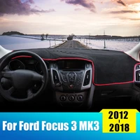 car dashboard cover mat pad for ford focus 3 mk3 2012 2013 2014 2015 2016 2017 2018 instrument platform desk carpets accessories