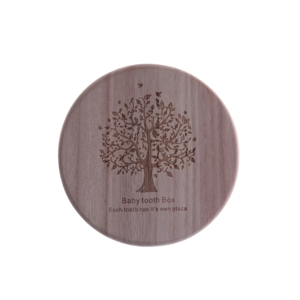 

Hot 1pc Pine English language Wood Tooth Box Organizer Save Milk Teeth Wood Storage Collecting Teeth Gifts Umbilical Cord