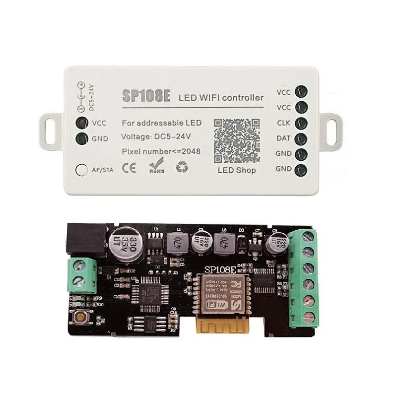 WS2811 WS2812B SP108E Светодиодные ленты WI FI Управление WS2813 WS2815 SK6812 и т. д. светодиодный