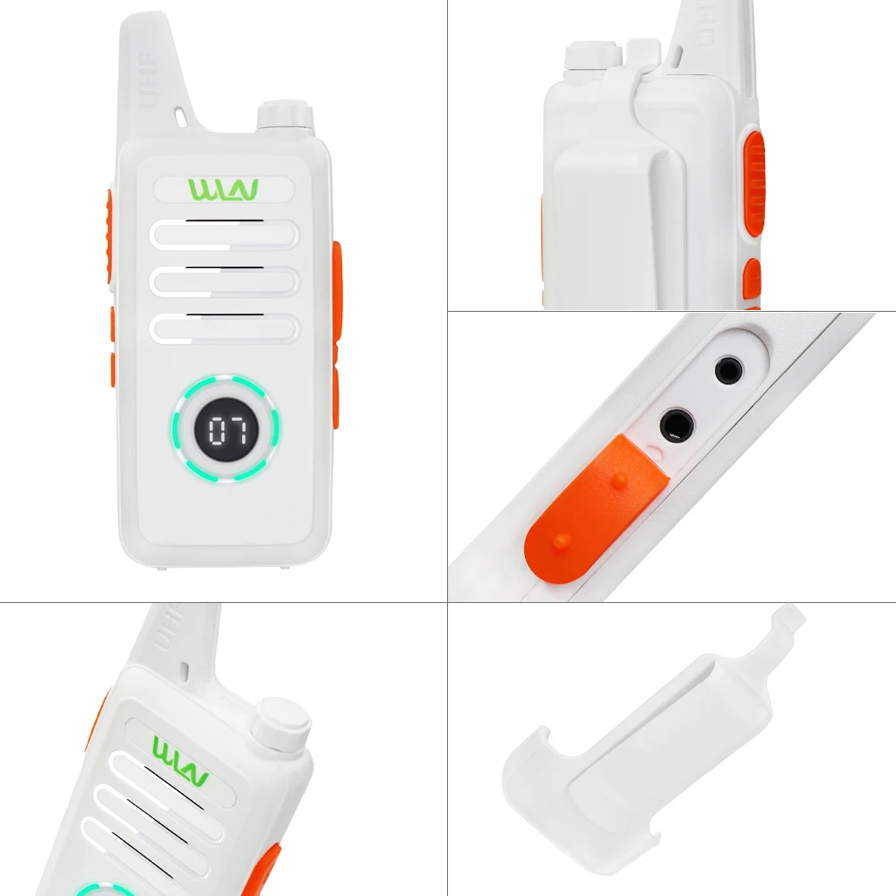 Портативная рация WLN KD-C1 Plus UHF 400-470 МГц 16-канальный коммуникатор 5 Вт KDC1 PLUS