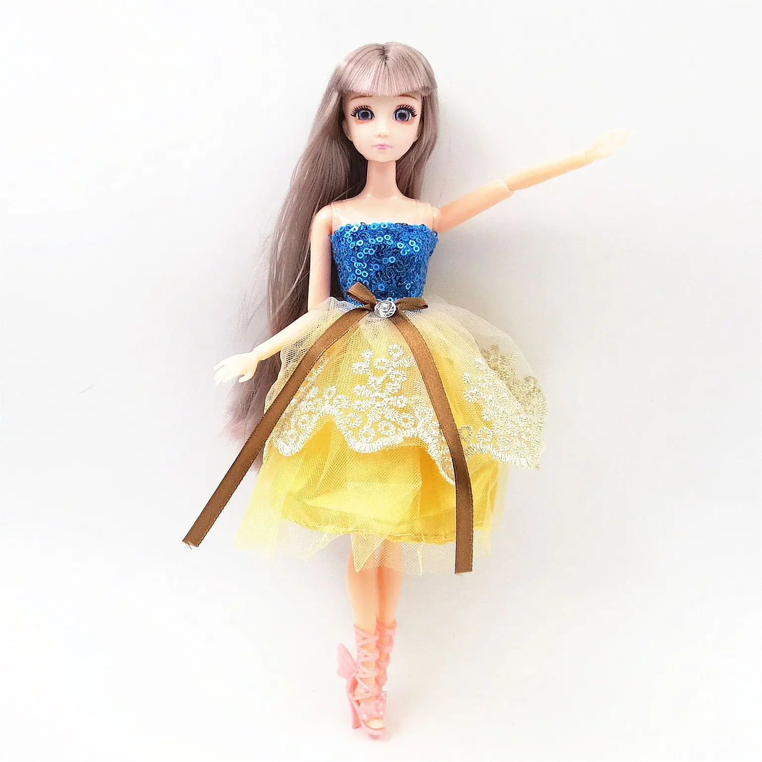 Кукольное платье 30 см модная одежда для девочек сделай сам подарок пальто