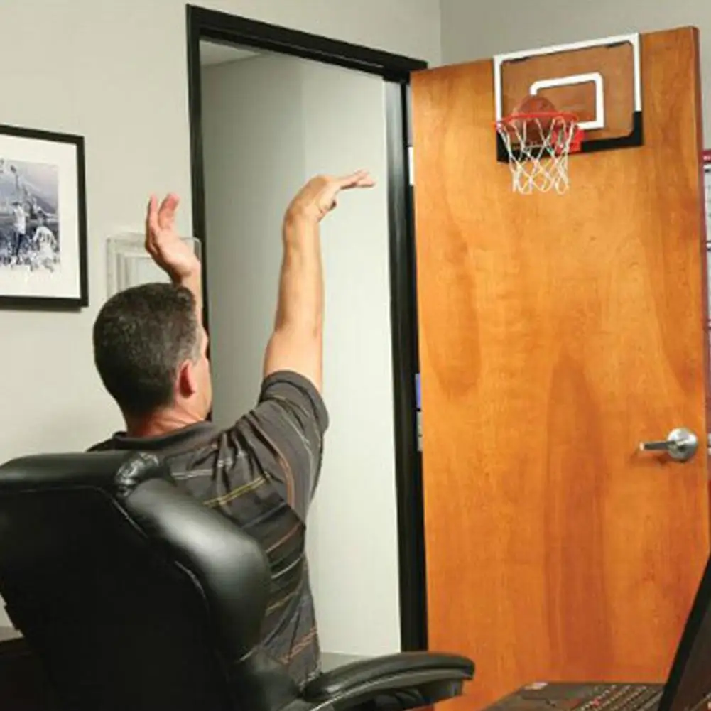 Детский подвесной баскетбольный обруч комнатный мяч для двери мини