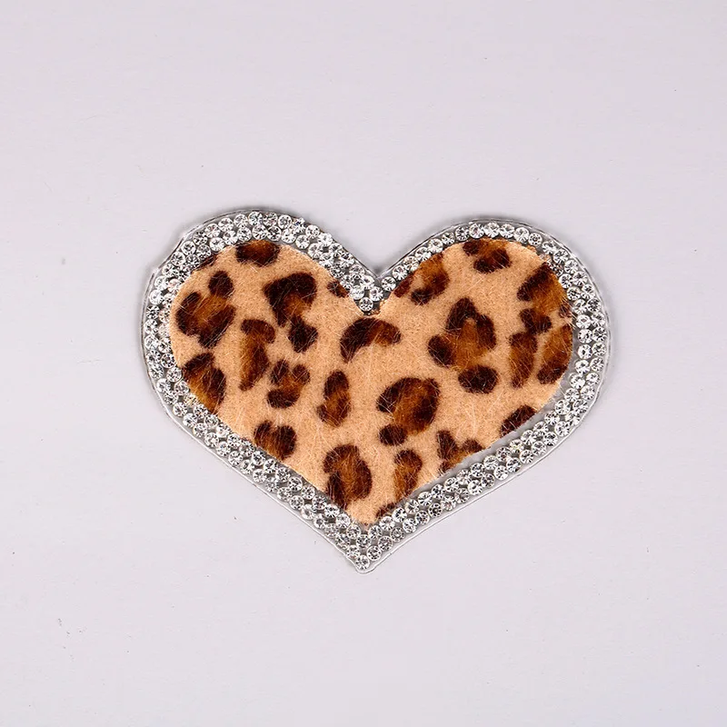 Патчи с леопардовым рисунком Стразы утюгом тканевая паста для квилтинга одежды