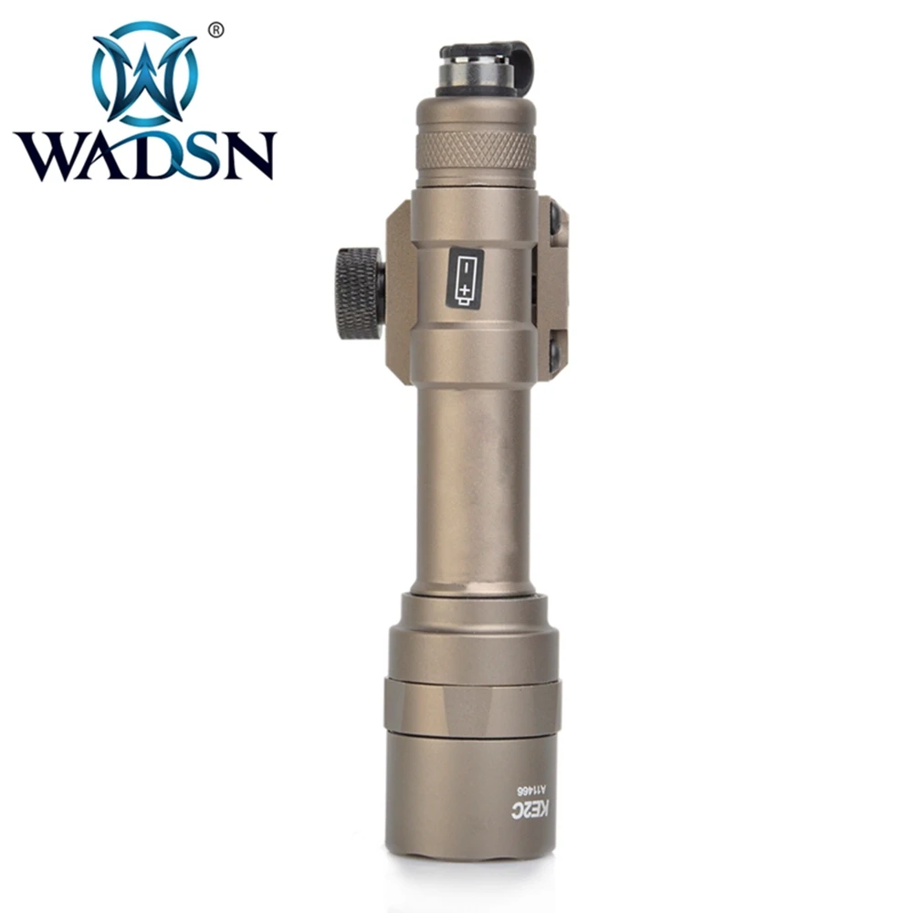 WADSN Тактический фаслайт M600U SCOUTLIGHT Fit 20 мм Пикатинни водонепроницаемый M600 страйкбол факел WEX356 охотничье оружие огни