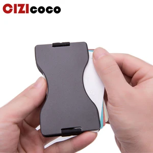 Держатель для карт с защитой от радиочастотной идентификации, алюминиевый защитный чехол для карт, металлический кошелек