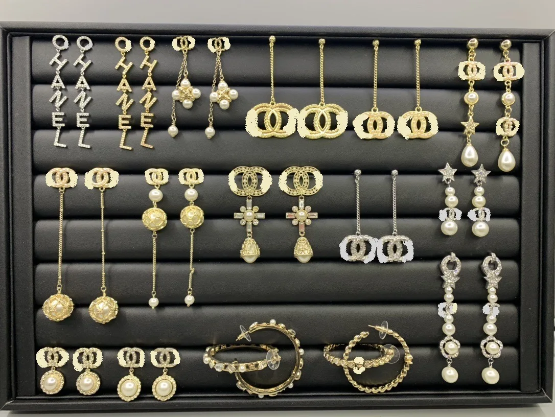 

luxury designer Sterling silver chain fashion suit silver needle Earrings ear clip Tassel Earrings Top quality