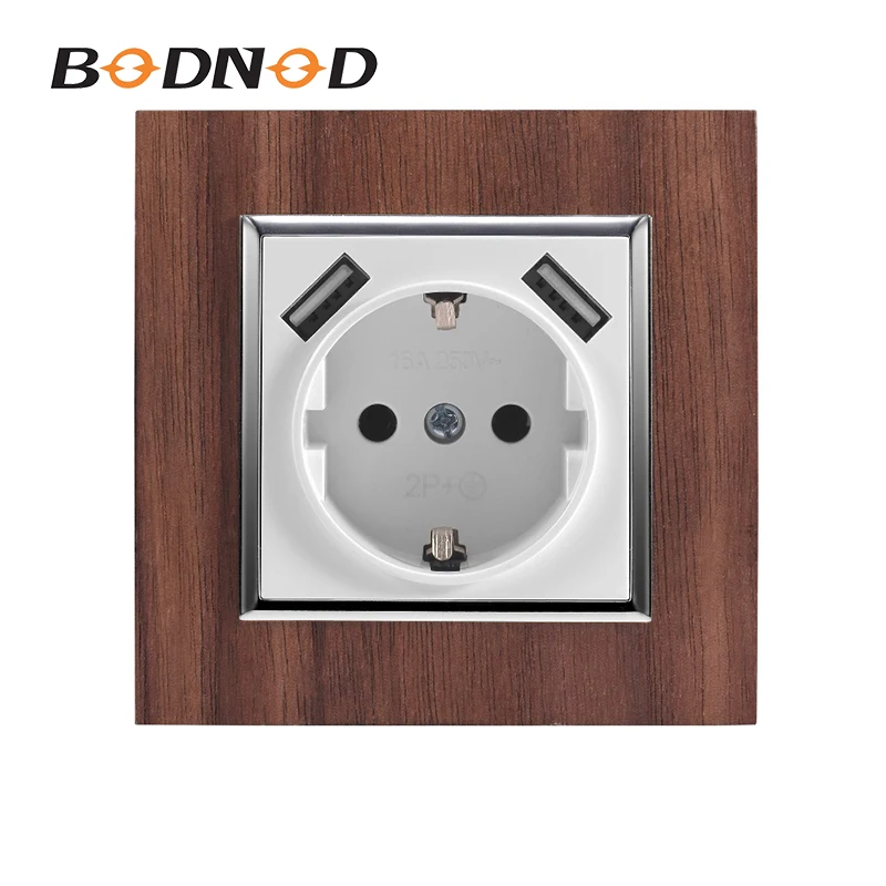 ГОРЯЧИЙ Европейский стандарт сетевой адаптер 5 В 2A выходной разъем с USB розетка usb