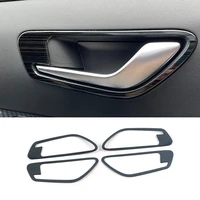 for hyundai tucson nx4 2021 2022 stainless steel car inner door bowl protector frame cover sticker trim interior accessories