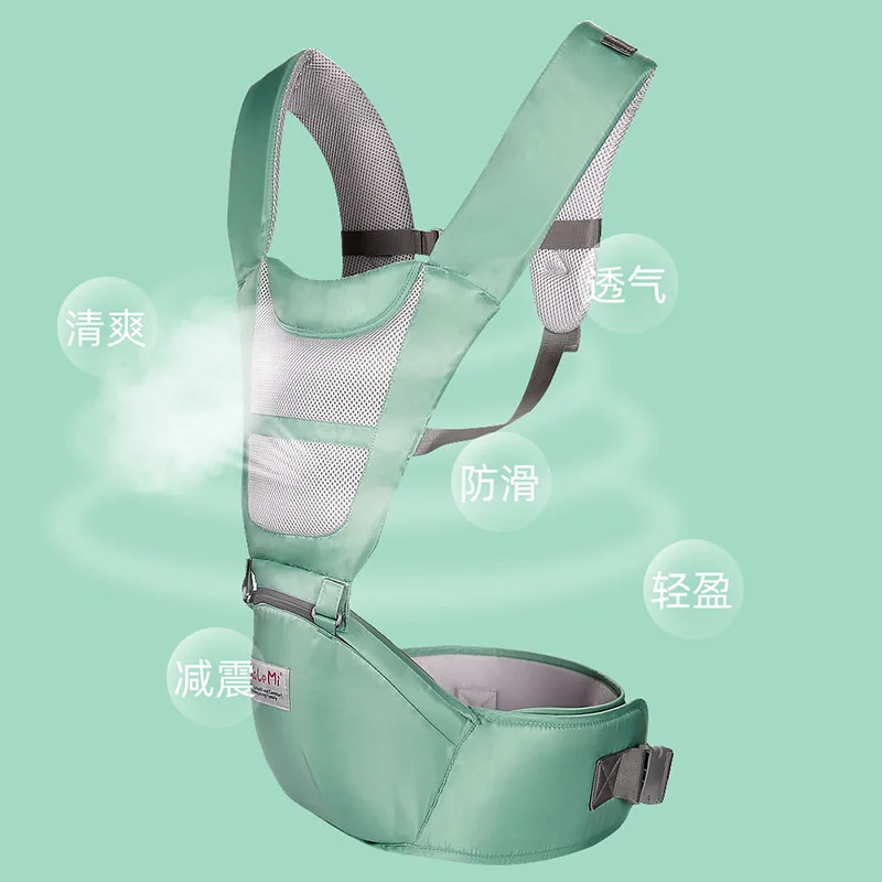 Летняя детская переноска младенческий Хипсит слинг с дышащей сеткой накидка для