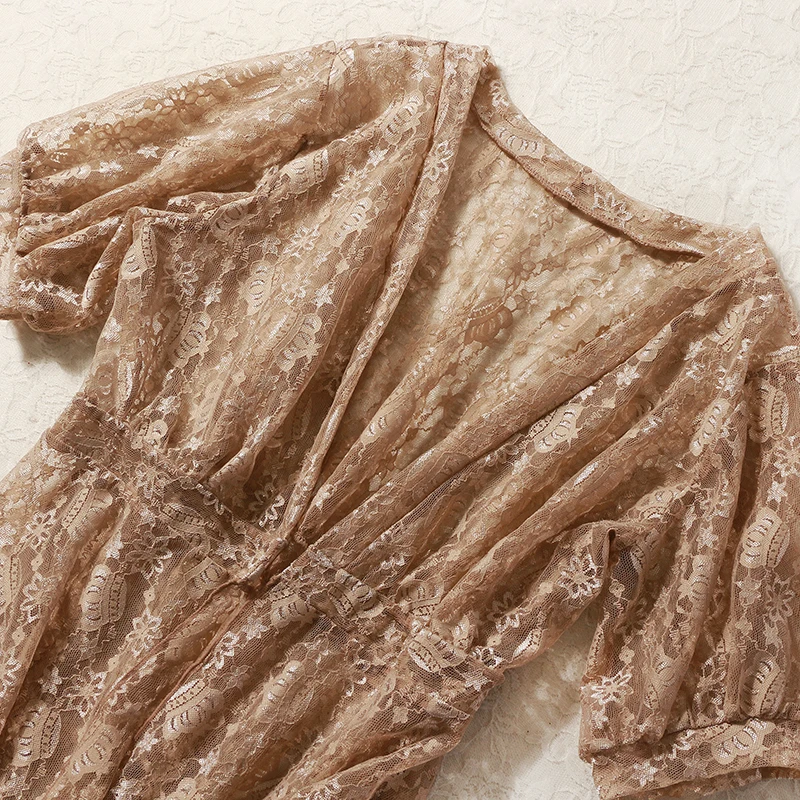 Новинка 2020 бикини FGHFU из 3-х частей тонкая накидка с разрезом длинная